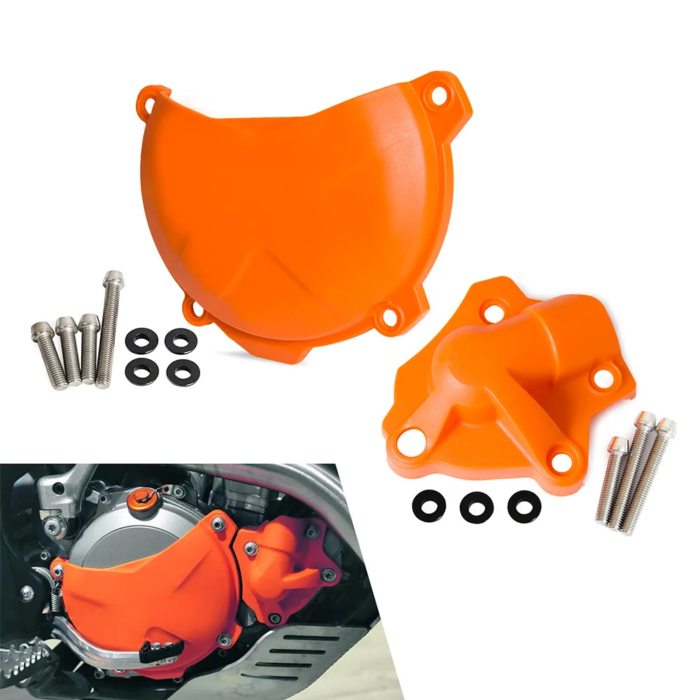 

NICECNC Motorcycle Clutch Cover Water Pump Cover Protector For KTM 250 350 SX-F EXC-F SIX DAYS XC-F XCF-W SX-F FREERIDE 11-2016