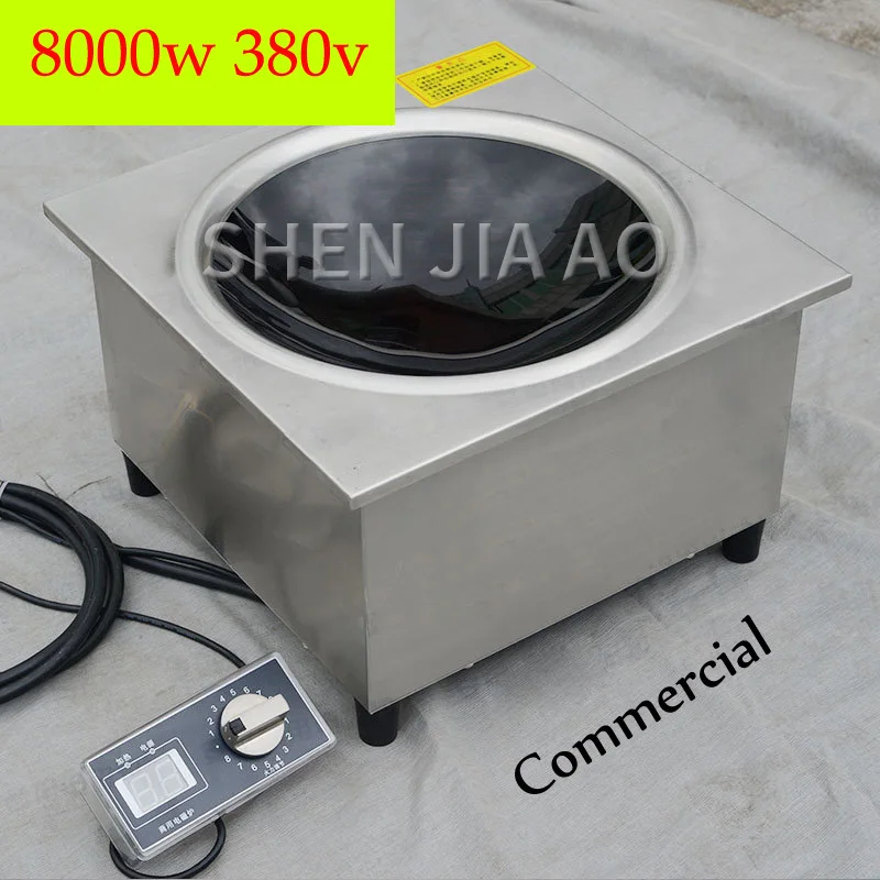 

8KW High-power Embedded Concave Induction Cookers Commercial Induction Cooker Concave Induction Cooking machine 380V 1PC