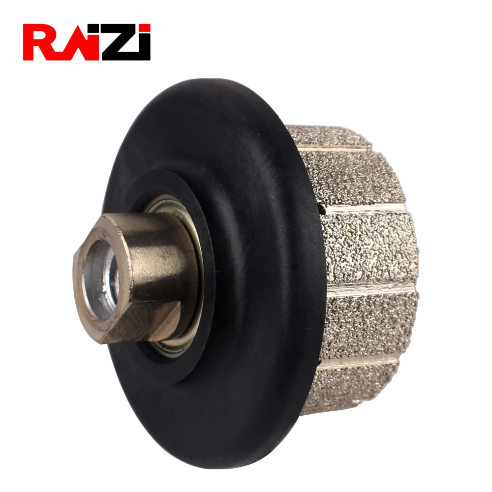 Raizi Z30 Straight Vacuum Brazed Granite Marble Diamond Hand Profile Wheels 5/8-11\