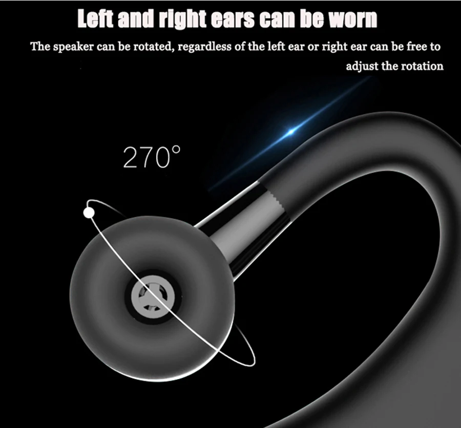 ClassicV9 무선 음성 제어 음악 스포츠 블루투스 핸즈프리 이어폰 블루투스 헤드셋 헤드폰 소음 차단 헤드셋