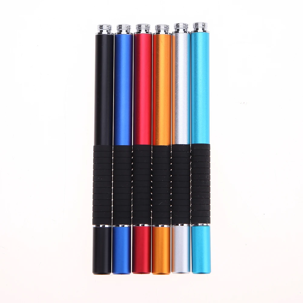 Kapazitiver Touchscreen-Zeichenstift für iPhone, iPad, Smartphone und Tablet in Schwarz, Silber, Rot und Blau – Detail 5