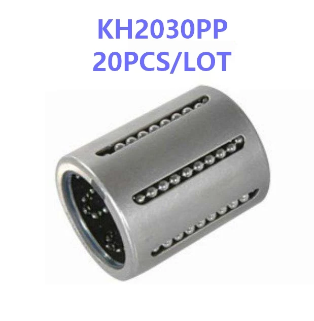 

20pcs/lot KH2030PP mini linear ball bearings pressing linear bushing cnc router parts 20*28*30mm