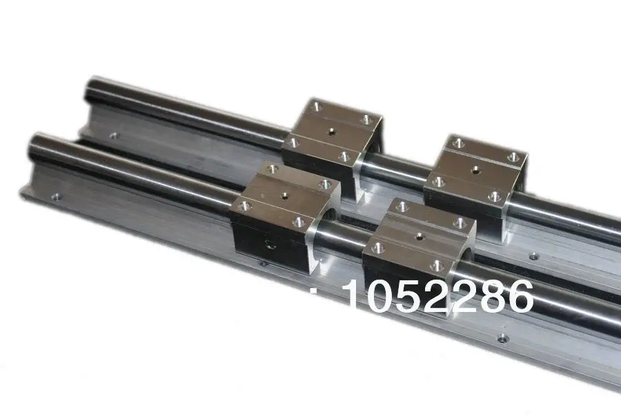SBR12-300/SBR16-500/SBR20-800mm fully support linear rail (6 Rail)+12 SBR linear block image 3