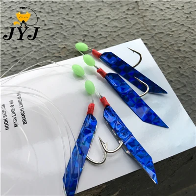 5 worków Flasher rig Sabiki przynęty sprzęt wędkarski komplet haczyków wędkarskich sprzęt wędkarski, sea snapper rig śledź hook sabiki haki