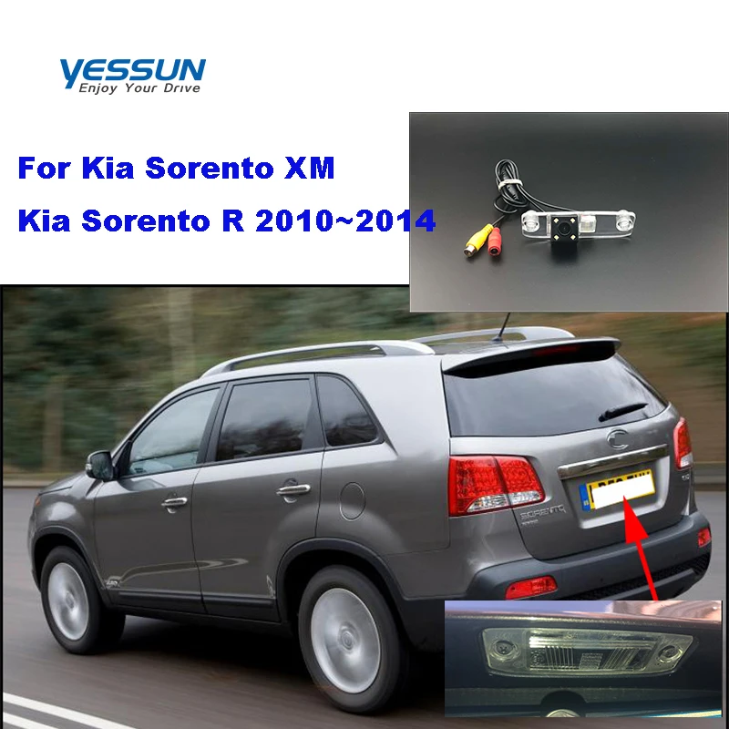 License palte car camera For Kia Sorento XM Kia Sorento R 2010~2014 night view/CCD / rear View camera