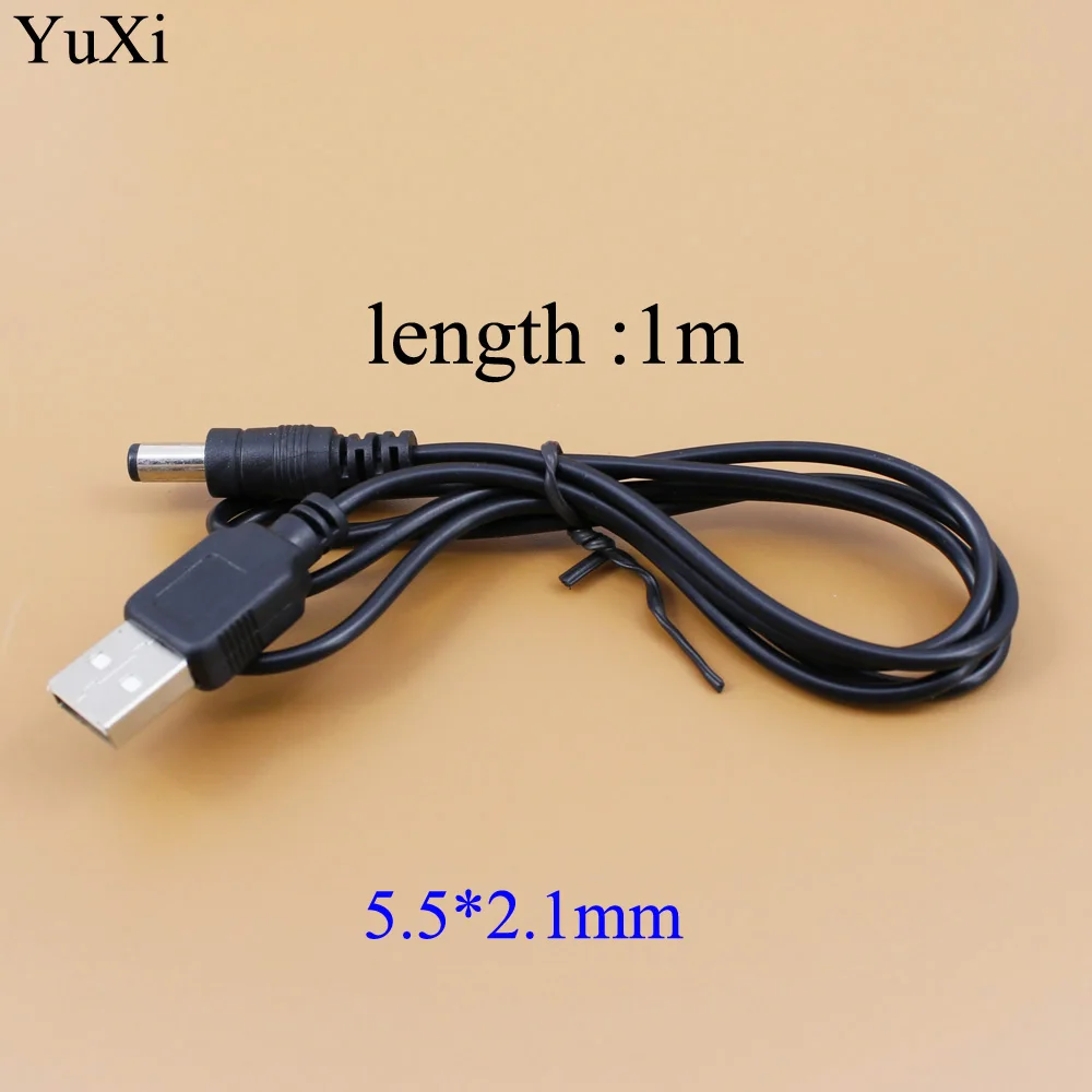 

YuXi USB 2.0 to 5.5x2.1mm 5 Volt DC Power Charger Plug Cable Connector for Laptop adapter 5.5 mm/2.1 mm