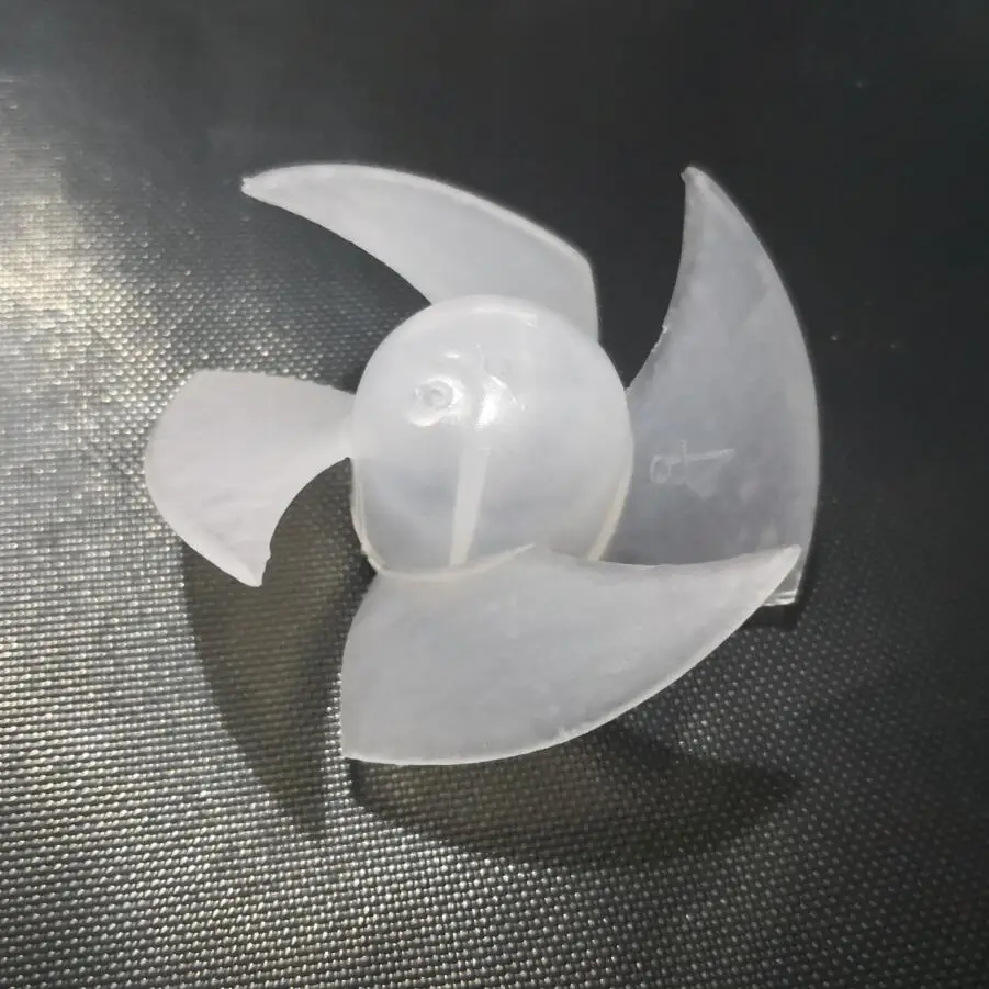 4 blades plastic fan blade for hair dryer