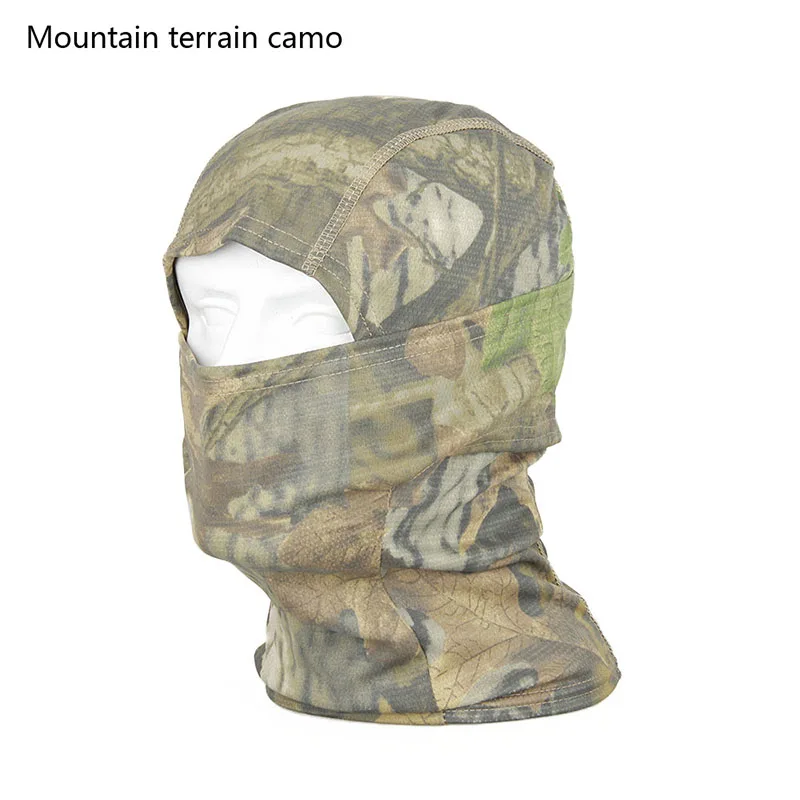 Leger Camouflage Masker Tactische Jacht Outdoor Fietsen Bescherm Volgelaatsmasker gz290059