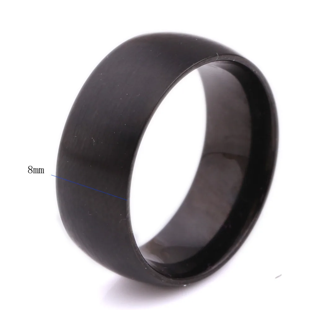 Wholesale New Arrival Titanium Rings for Men and Women Hot Sale Black Men Rings