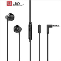 UiiSii Half In-ear Headset Metal Bass Music Earphone Wired Headphones with Mic for iphone Xiaomi PC MP3