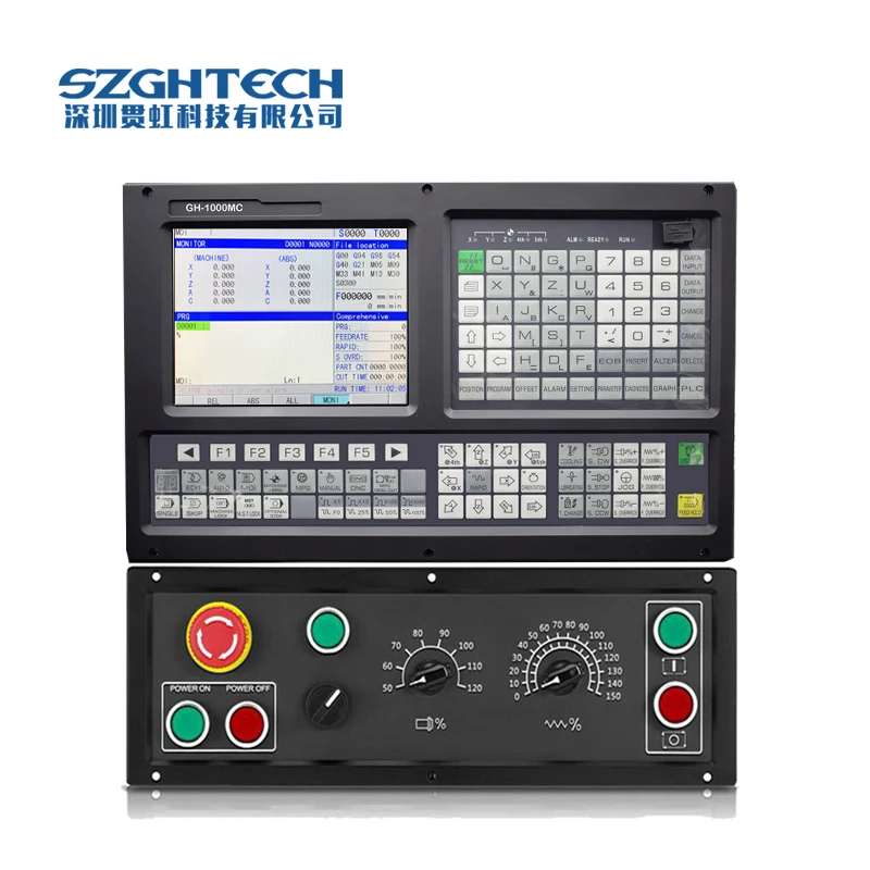 high performance 5 Axis CNC Controller for milling&router machine with ATC PLC of  5 Axis usb cnc milling controller