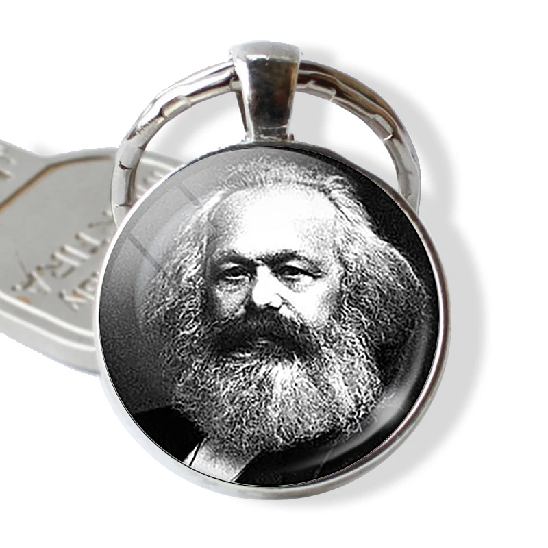 Ritratto di Arte Foto Oscar Wilde Lincoln Sigmund Freud Beethoven Della Lega Dell\'annata Pendente del Sacchetto Del Keychain di Modo Portachiavi