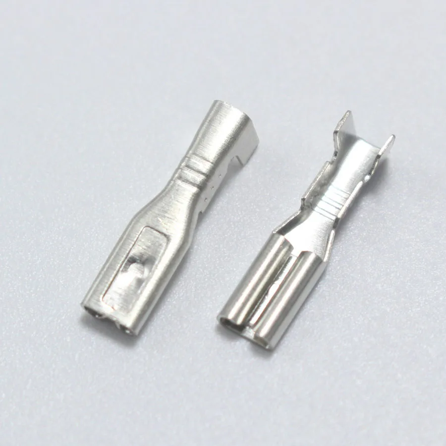 100 قطعة 2.8 مللي متر أنثى تجعيد المجرف محطة اتصال 2.8 مللي متر محطات موصل السيارات السيارات قارب تعديل الملحقات #2