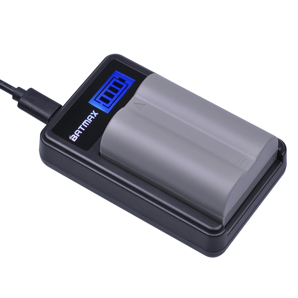 

Batmax EN-EL3E EN EL3E Camera Battery Pack + LCD USB Charger for Nikon D90 D80 D300 D300s D700 D200 D70 D50 D70s D100 Cameras