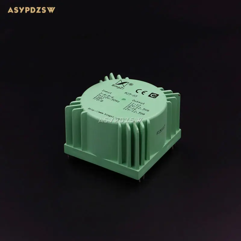 25VA Green Square 25W Sealed toroidal transformers M25-03 Output voltage AC dual 12V(2*12V)