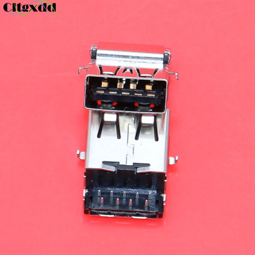 Cltgxdd 2~10pcs USB 3.0 Jack Connector Female Socket For ASUS / Lenovo / HP / Samsung / Sony / Toshiba / Laptop 3.0 USB Port