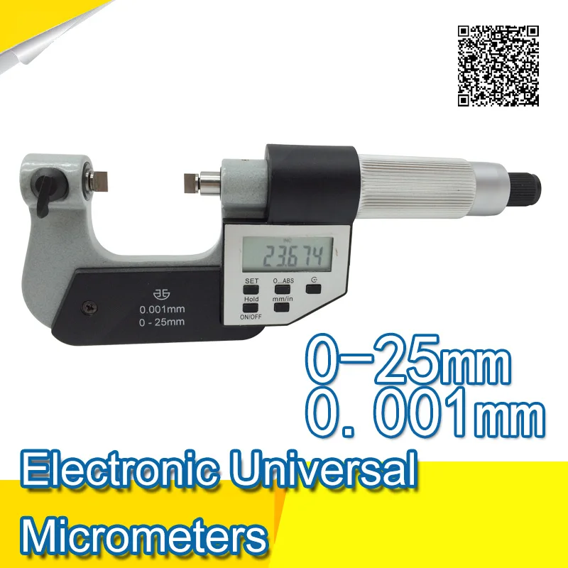 Electronic Probe universal micrometers 0-25mm 0.001mm digital outside micrometers Multifunctional micrometer Probe