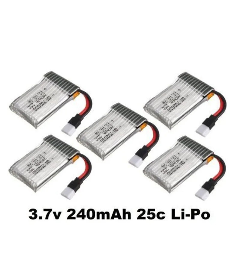 

5PCS Hubsan x4 H107L V252 JXD385 U816 U816A YD928 310 Original 240mah battery freeshipping , wholesale offer