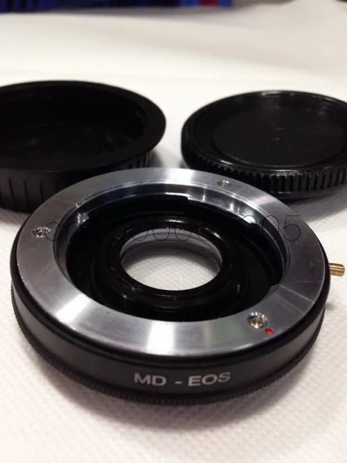 Adaptador de lentes para minolta md mc, adaptador para lente de corpo infinito com queda de vidro