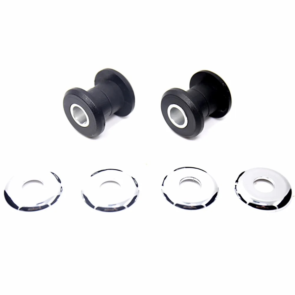1Pair Chrome Riser Bushings For Harley Street Glide Road King Trike Tour FLH/T FLHX FLHR 1984-2016