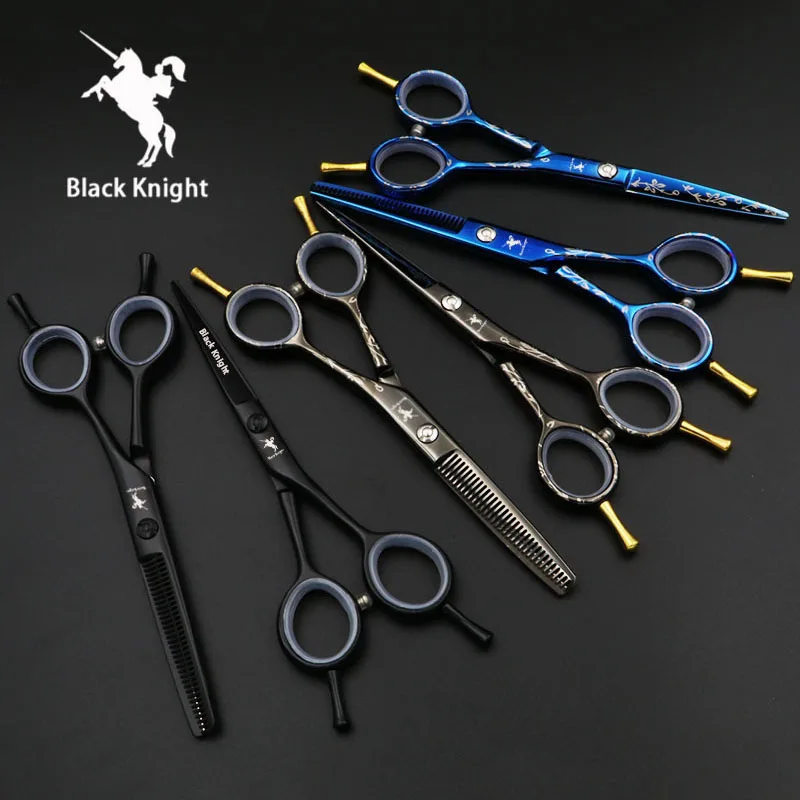 5.5/6 inch Professional Hairdressing scissors set Cutting+Thinning Barber shears High quality Personality Black and White styles