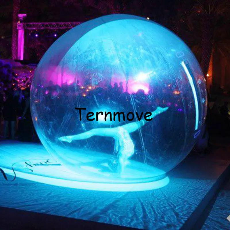 2m Clear Dancing Ball Inflatable Transparent Dance Clear Dance Ball/Beautiful inflatable water ball for stage sphere for sale