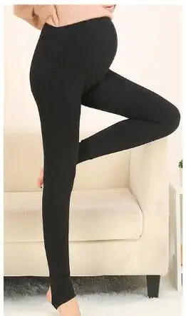 Nieuwe Plus Kasjmier Vrouwen Zwangere Leggings Verstelbare Hoge Elasticiteit Moederschap Leggings Zwangere Broek Voor Winter Moederschap Broek