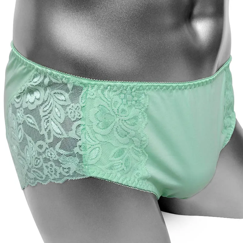 Sissy calcinha de renda cueca para homens, lingerie sexy macia, roupa íntima, biquíni sexy para homens, roupa de baixo erótica