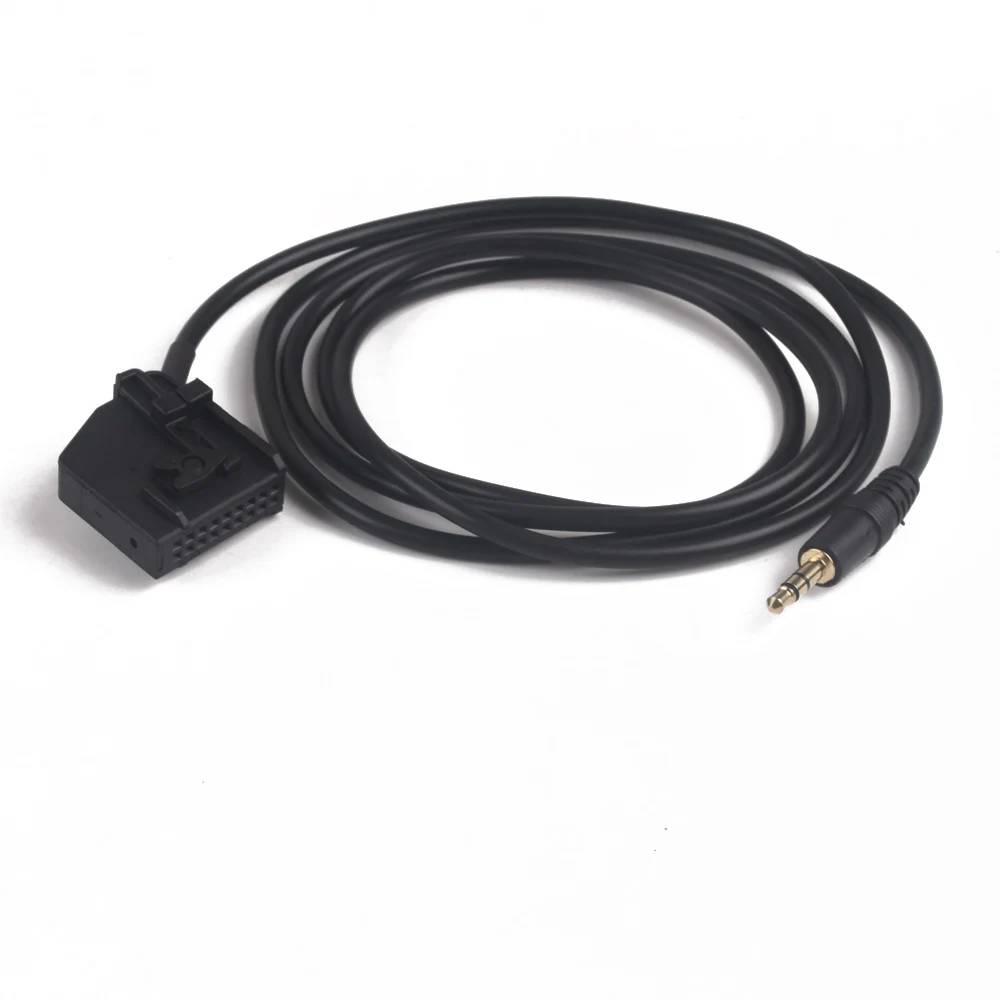 Câble adaptateur d'entrée AUX pour téléphone portable MP3, prise 3.5mm, allergique, VW, Passat, Touareg, Golf V, AUDI, MFwiches, RNlt