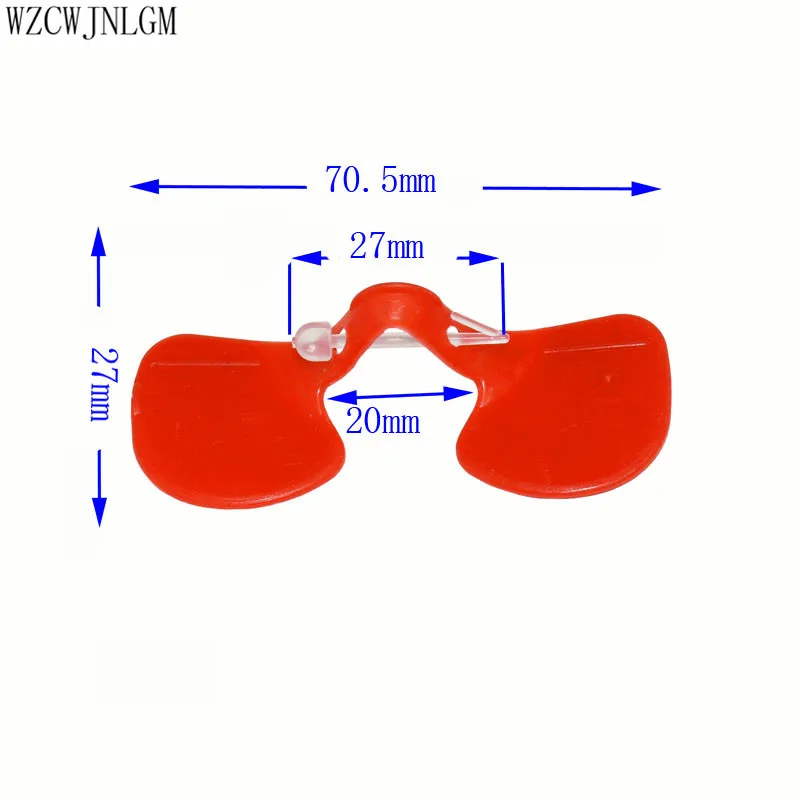 Poultry chicken with tying glasses 80/70/5.5mm red peacock goggles pheasant glasses poultry products  50pcs