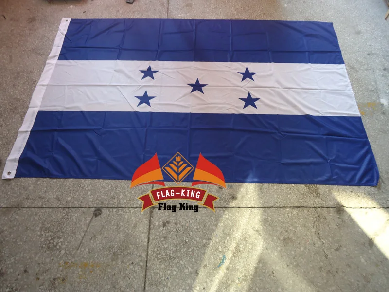 

honduras national flag,120g/m2 knitted polyster ,90*150CM,Windbreak, Anti-UV,Digital Printing,flag king