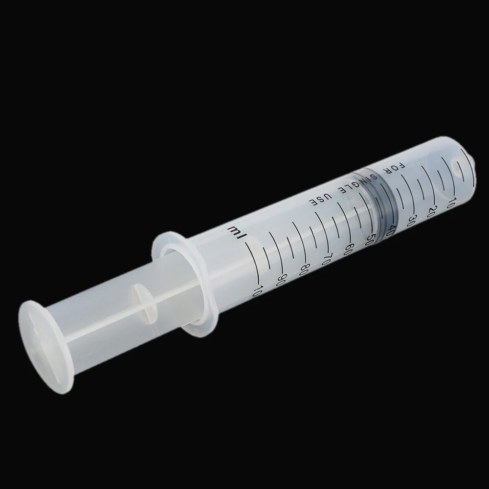 Syringe 100ml Large Capacity Syringe Reusable Pump Measuring And Hose For Draw Ink Pet Feeding Car Liquid Oil Glue Applicator