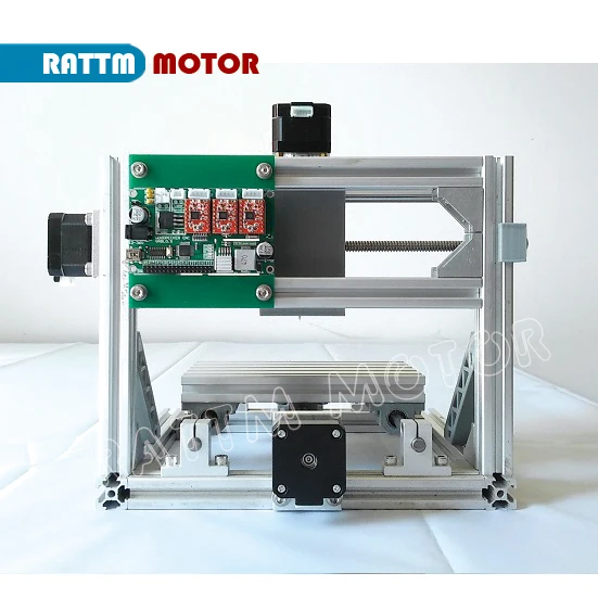 【US】1610 DIY mini CNC Engraving Laser Router Milling machine working area 160x100x45mm 3 Axis For Pcb Woodworking