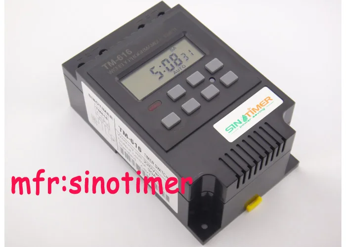 High Load 30A Time Relay 7 Days Programmable Digital Timer Switch Relay Control Time 110V 120V AC Din Rail Mount