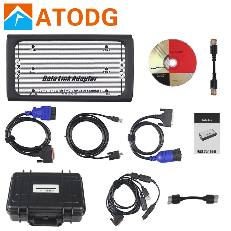 for INLINE 6 V8.7 V7.62  Data Heavy Duty for INLINE6 for Cummins Diagnostics Complete INLINE Heavy Duty Truck Diagnostic Tools