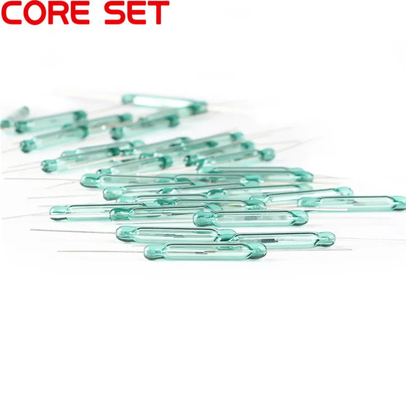 10pcs 4x28MM Reed Switch Sensor Normally Open DIY Magnetic Reed Switchs Electronic NO 4*28mm