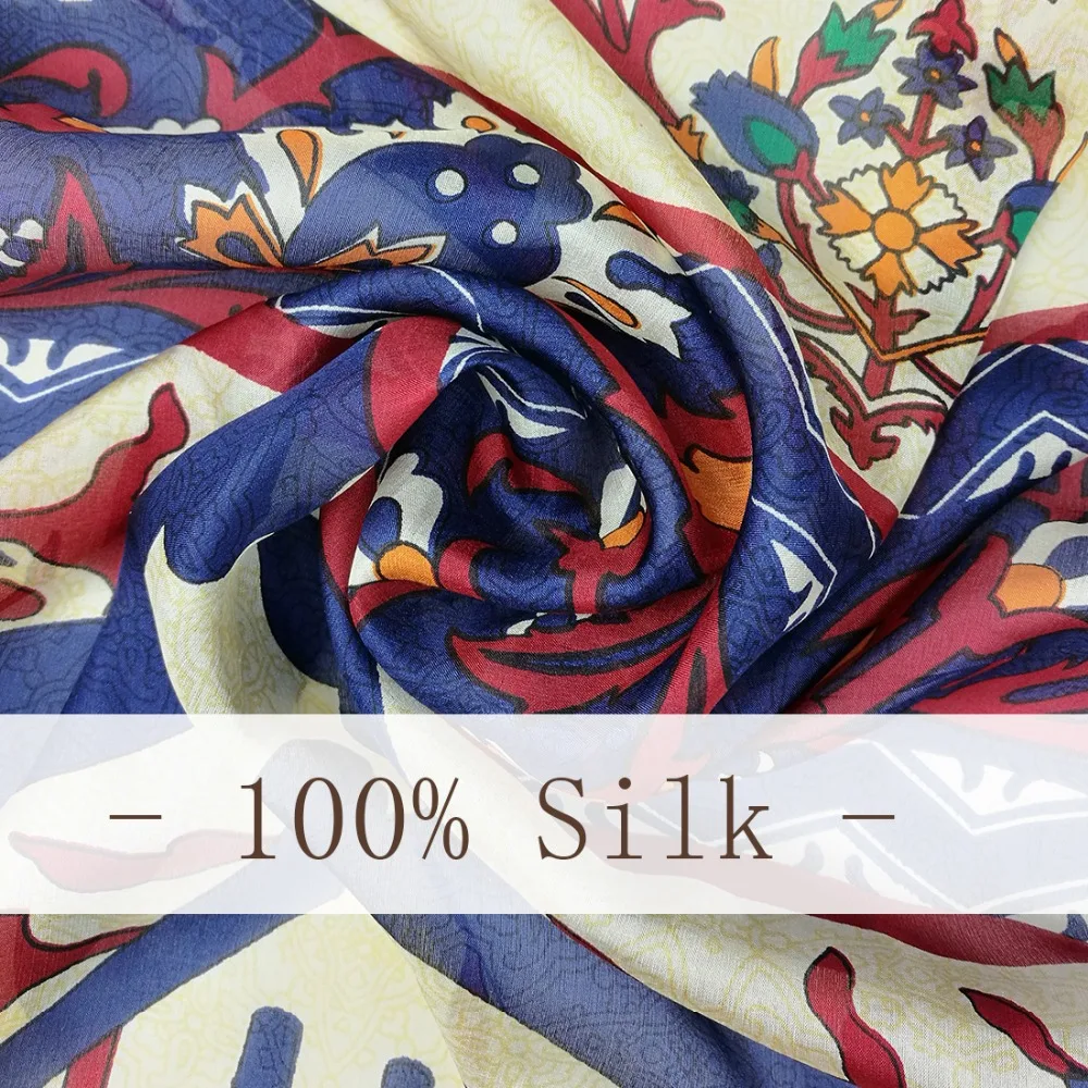 Silk Long Scarf Luxury Brand Women New Design Beach Blanket Shawl Wear Swimwear Bandana Hijab Face Shield Foulard 245*110cm 2017