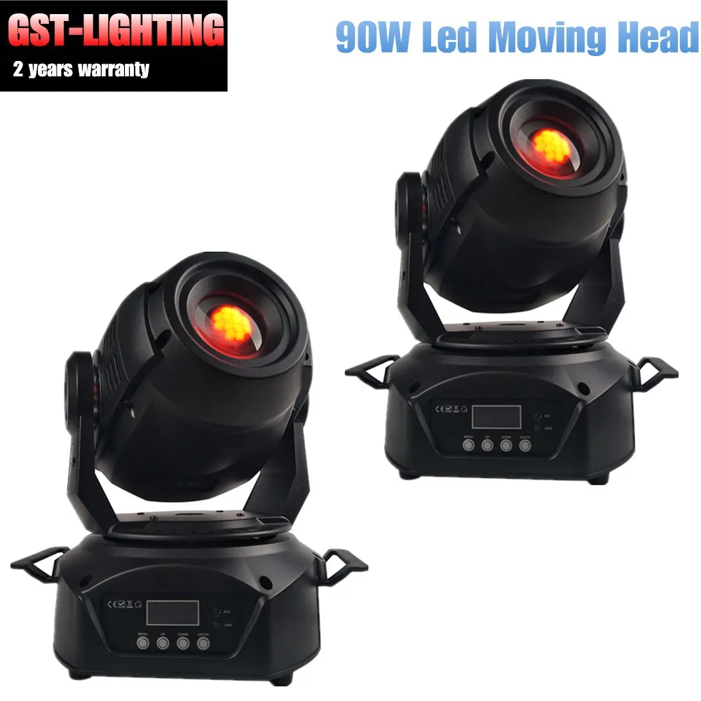 2pcs 90W Spot Light/USA Luminums lamp 60W 90W gobo moving head lights DJ