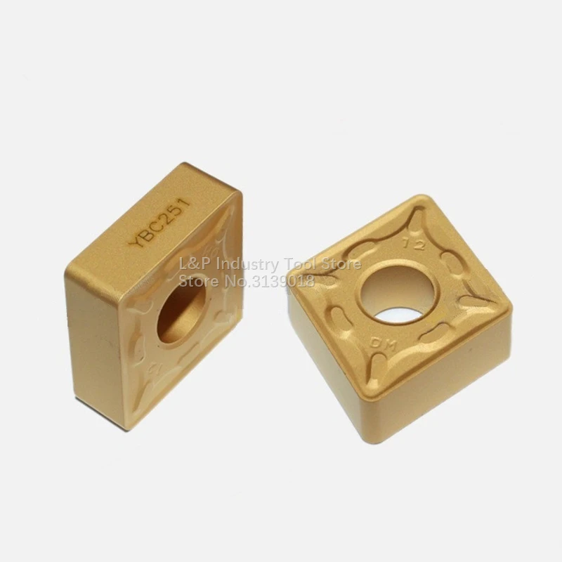 New Original China Good Quality Brand CNMG120412-DM YBC251 Carbide Inserts CNMG120412DM YBC251 For Steel