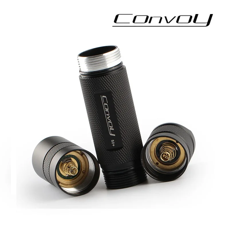 Imagem -03 - Convoy s2 Mais uv Led 365nm Lanterna uv Ultravioleta Nichia 365uv no Lado para Detecção de Agente Fluorescente-preto