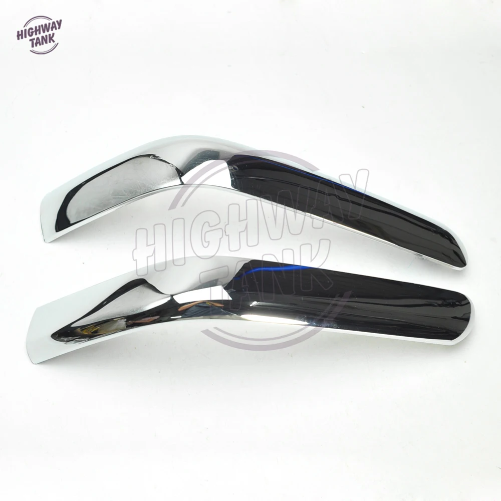 Chrome Aluminum Motorcycle Rear Saddlebag Panel Moldings Decoration Strips case for Honda GL1800 GOLDWING 2001-2011