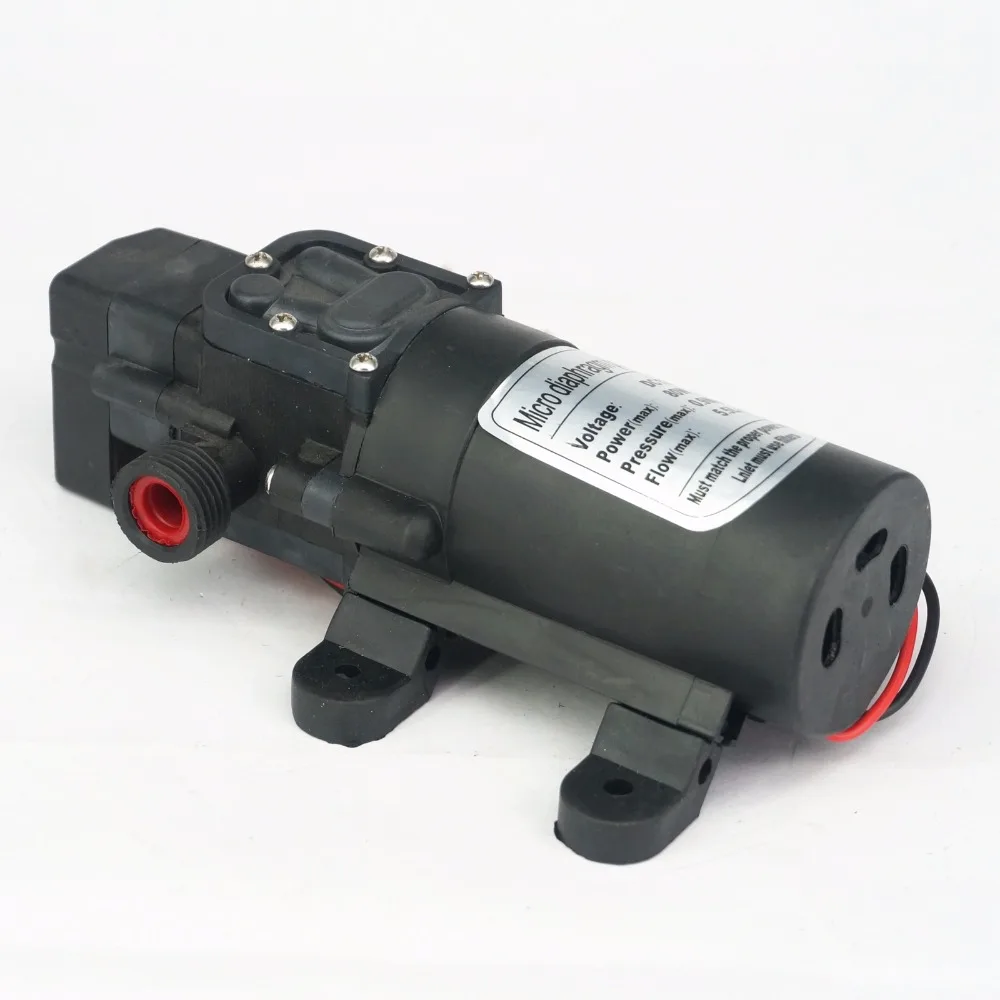 1/2 "BSP męski 12V DC 80W membranowa pompa wodna samozasysający wzmacniacz z automatyczny przełącznik ciśnienia 330L/H myjnia samochodowa