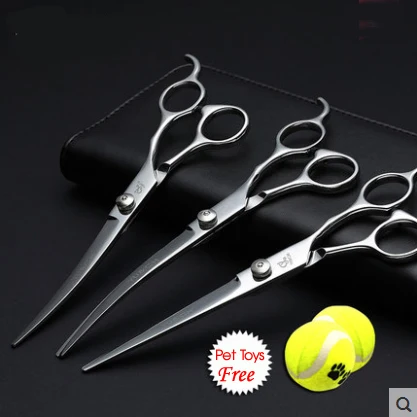 

7in Stainless Steel Dog Pet Grooming Scissors 5-pcs Set tesouras toilettage chien maquina de cortar cabelo professional japan