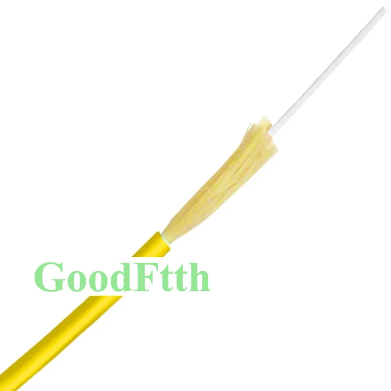 

Indoor Optic Cable SM G657b3 Bend-insensitive Fiber Simplex 3mm LSZH GoodFtth 1KM 1.5KM 2KM 2.5KM 3KM