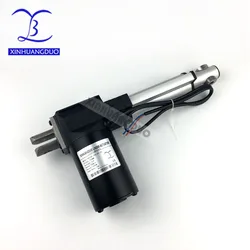 12V/24V 100mm /4inch micro linear actuator electric linear actuator thrust 5000N / 500KG / 1100LBS TV lift  dc motor