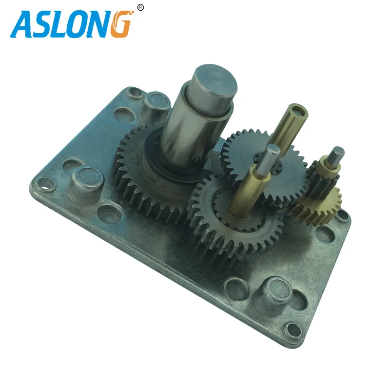 dual shaft right angle worm geared box double-axis gearbox reducer for speed-down reductor 6mm shaft to reduction motor A5840