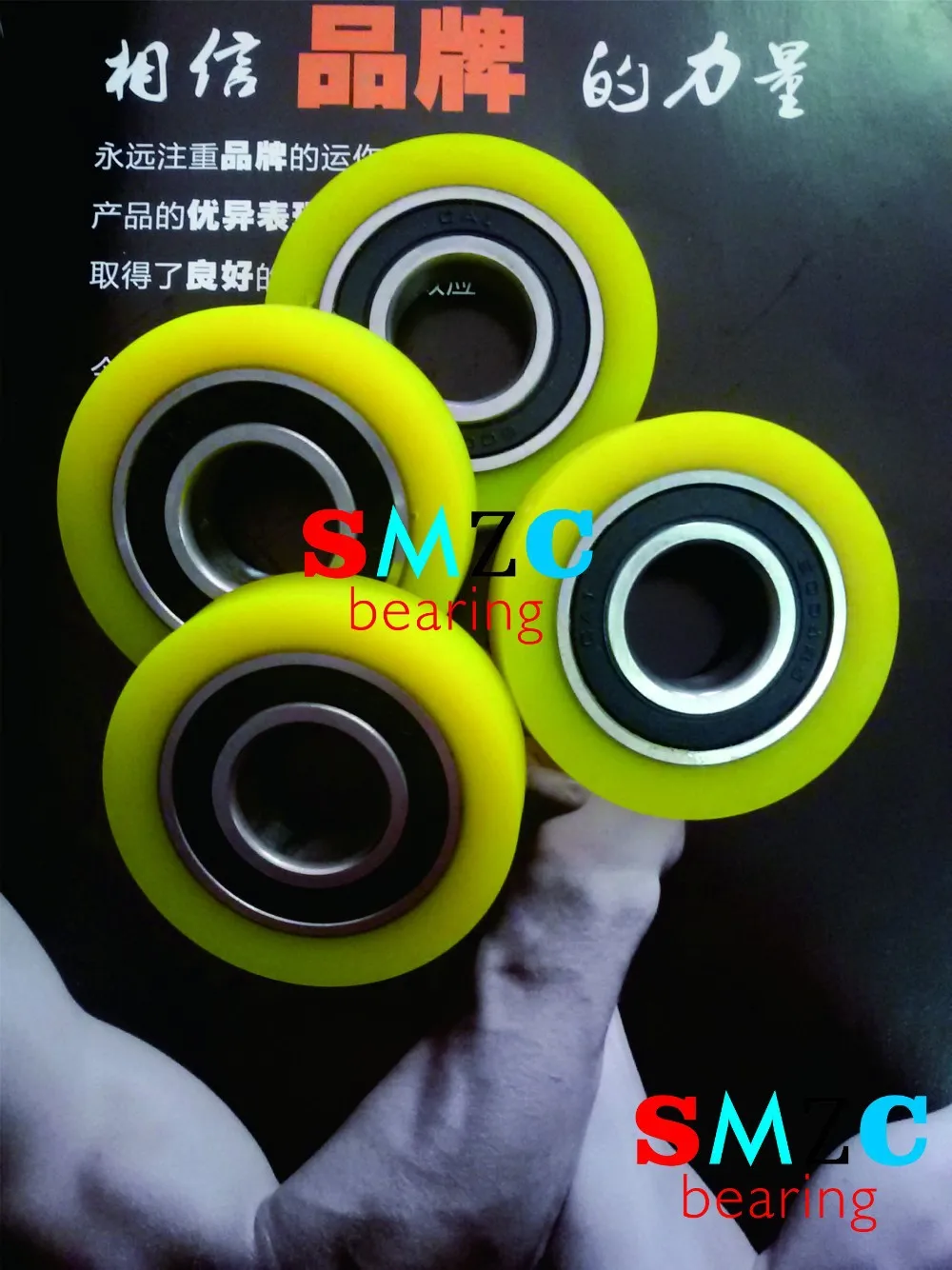 10/pcs bber 코팅 베어링 ATM 608ZZ 베어링 패드 프린터 PU 베어링, 내마 모성, 충격 흡수, 베어링 크기를 사용 하여: 8*30*7