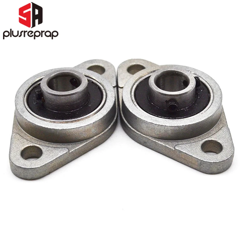 KFL08 Miniature Pillow Block Flange 8mm Bore Metal Rhombic Bearing Zinc Alloy 3D Printer DIY Parts for T8 Lead Screw