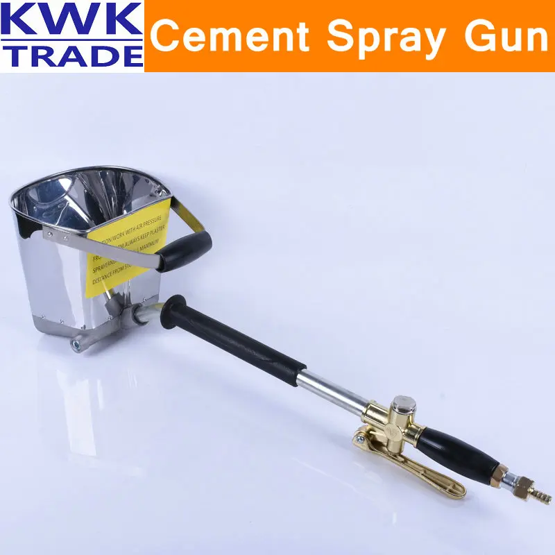 

Cement Spray Gun Pneumatic Cement Spraying Wall Plastering Machine Mortar Gun Mortar Sprayer Plaster Hopper Gun Stucco Shovel