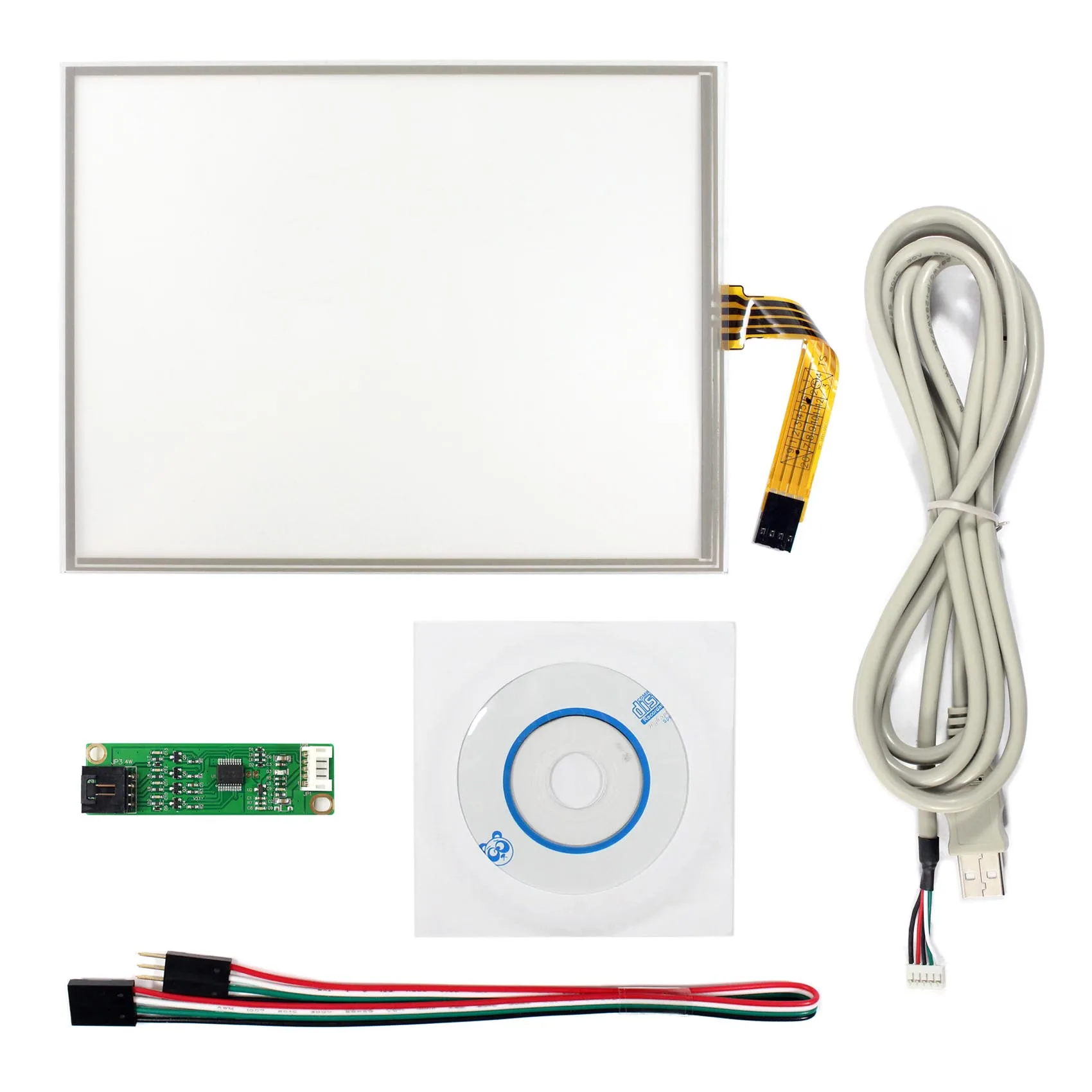 8.4inch 4-Wire Resistive Touch Screen VS084TP-A1 with 4-Wire USB Controller Card